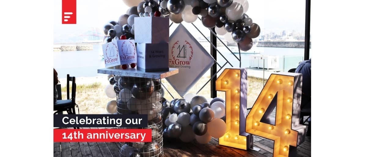 FxGrow Celebrates 14-Years of Excellence - Inner Banner